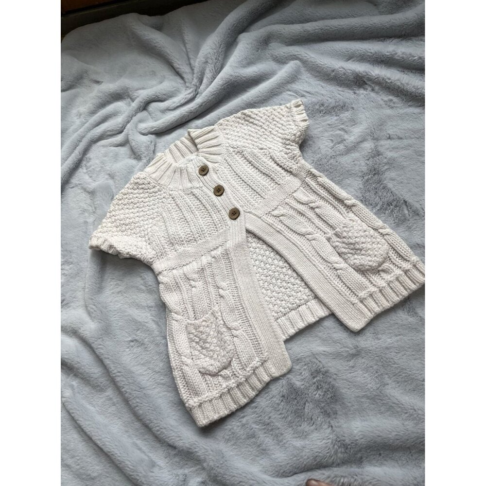 Maggie & Zoe Cream 2T Knit Button Up Cardigan